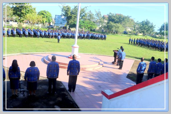 Apel Kesadaran Korpri, rabu (17/04/2024) di lapangan upacara Kantor Bupati Rote Ndao, dipimpin Pj. Bupati Oder Maks Sombu, SH,MA,MH.