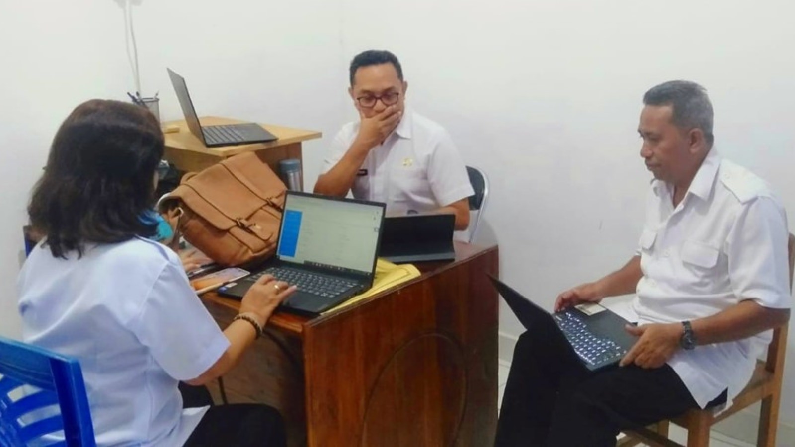 Koordinasi Anggota PKA Angkatan XVII ke Dinas Kominfo Kabupaten Rote Ndao.