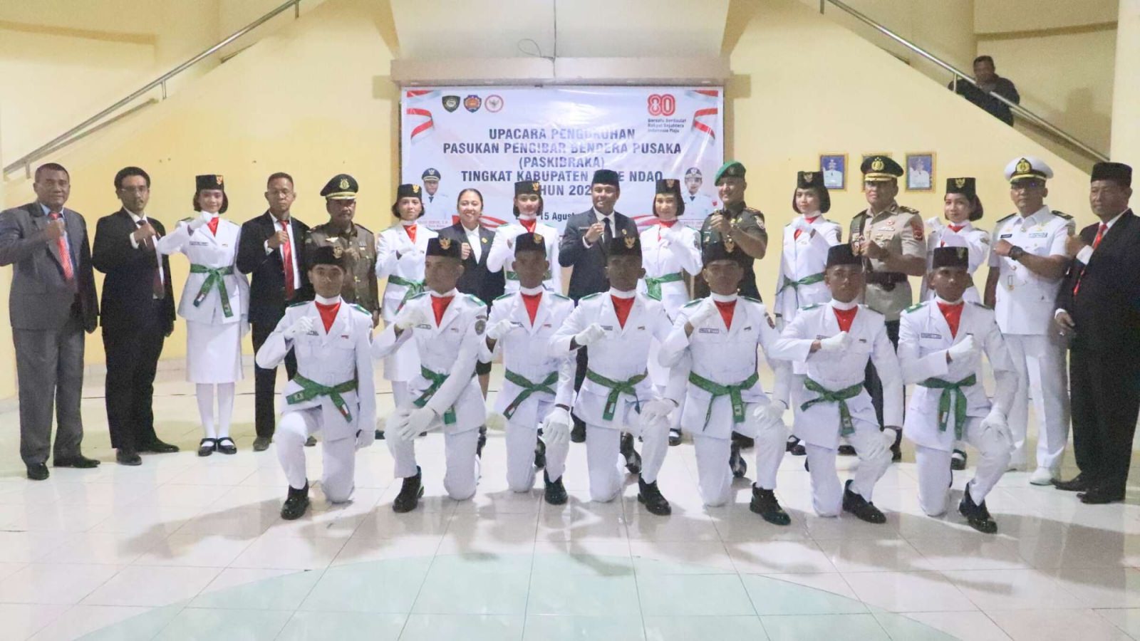 Foto Bersama Anggota Paskibraka Tahun 2025