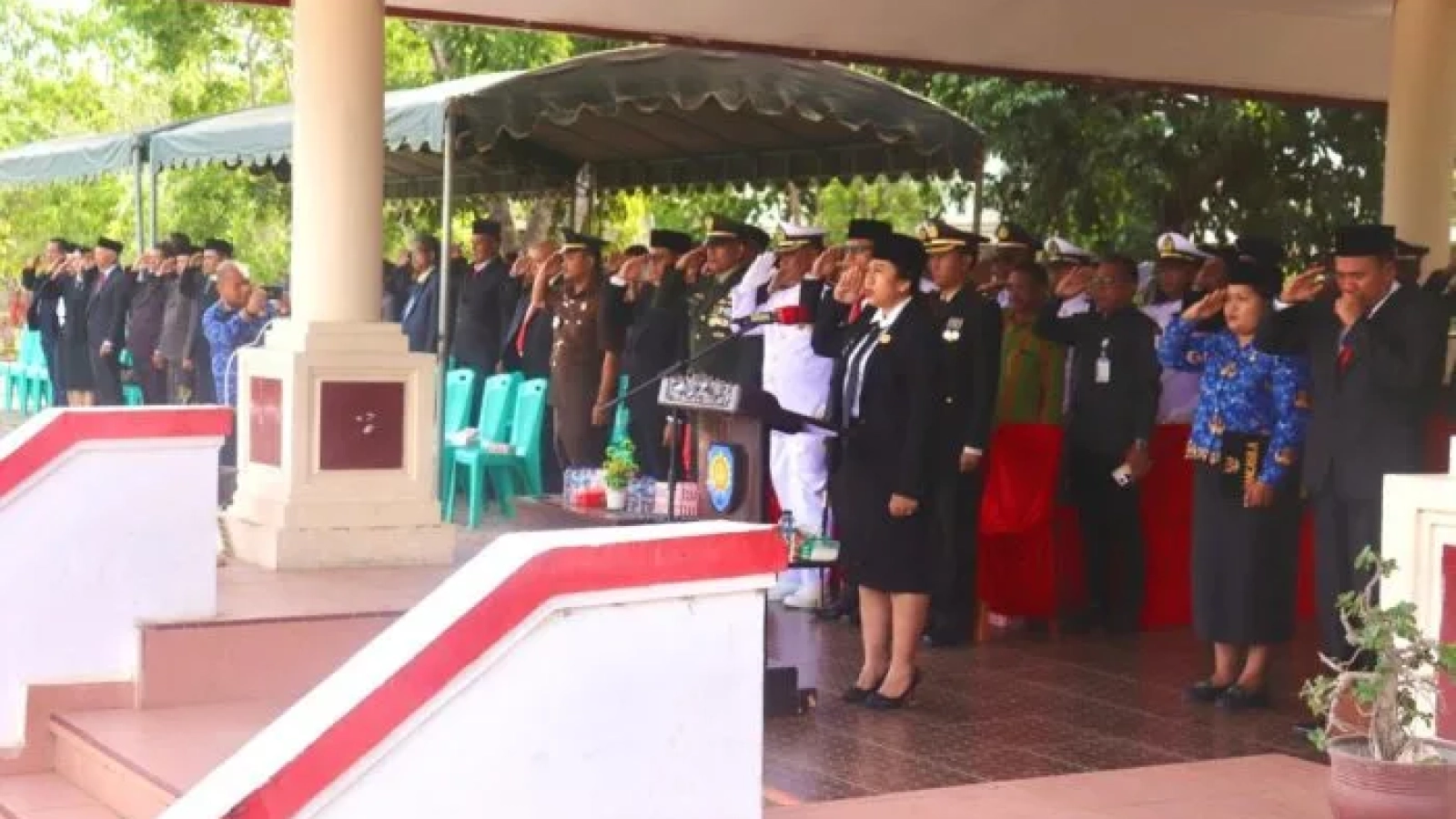 Peringatan Hari Pahlawan Ke-80 Tahun 2025 tingkat Kabupaten Rote Ndao.