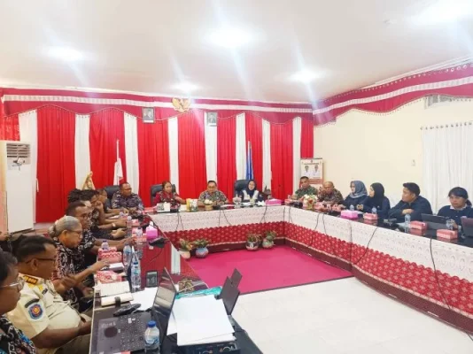 Audiensi antara Pemkab Rote Ndao dengan BNPP 