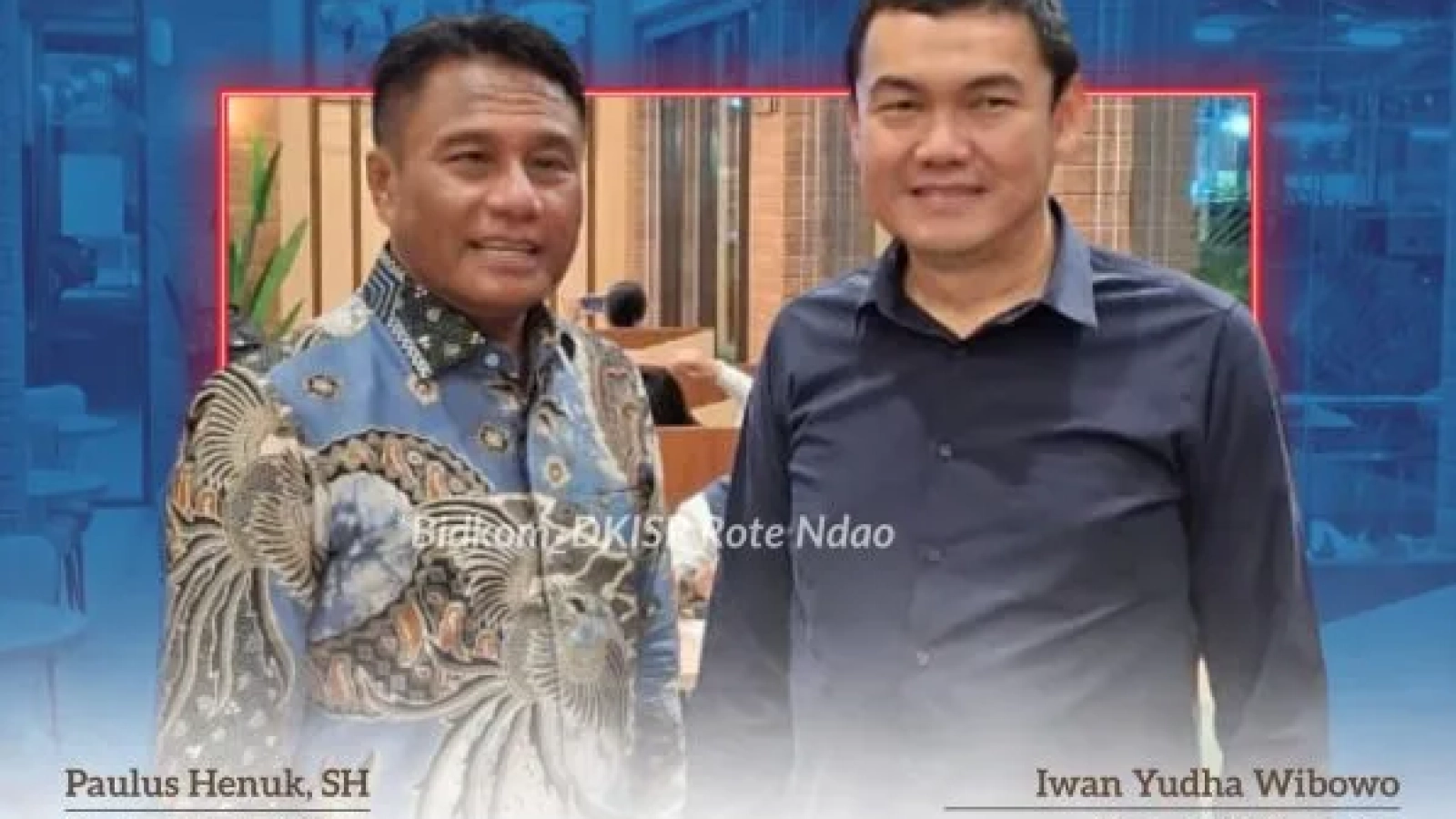 Pertemuan Bupati Rote Ndao Paulus Henuk, SH dan GM PT. Pertamina Patra Niaga Iwan Yudha Wibowo
