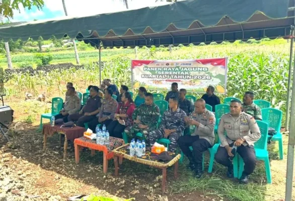 Acara Panen Raya: Acara Panen Raya Jagung serentak Kuartal I Tahun 2026 di Desa Persiapan Ne’e Kecamatan Lobalain.