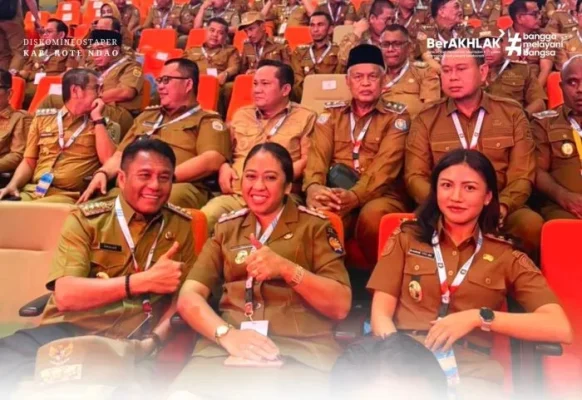 Rakornas : Bupati Rote Ndao Paulus Henuk, SH dan Wakil Bupati Apremoi D. Dethan menghadiri dan mengikuti Rakornas Pemerintah Pusat Daerah dalam rangka Sinergits Implementasi Program Prioritas Presiden Menuju Indonesia Emas 2045.