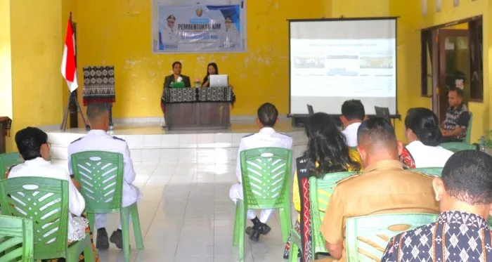 Sosialisasi : Sosialisasi Pembentukan KIM Desa/Kelurahan tahun 2026 se-Kecamatan Lobalain, kamis (26/02/2026).