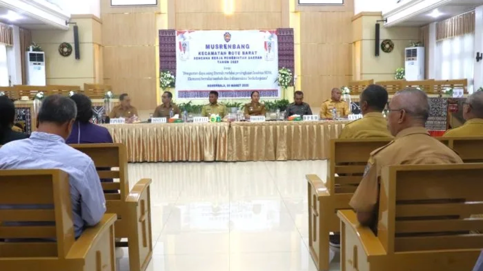 Musrenbangcam : Acara Musrenbangcam kecamatan Rote Barat.