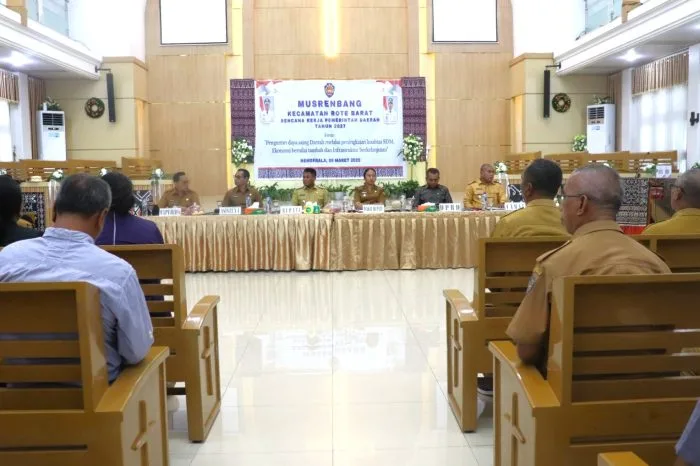 Musrenbangcam : Acara Musrenbangcam kecamatan Rote Barat.