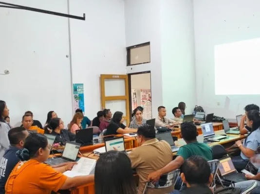 Perwakilan perangkat daerah saat mengikuti sosialisasi Inovasi Tulu Fali