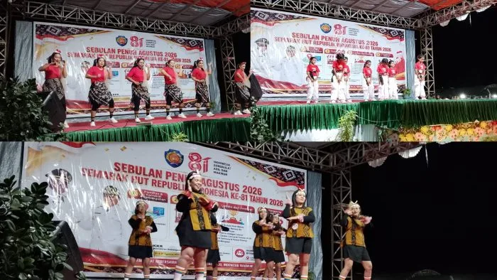 Penampilan dari beberapa peserta lomba di kegiatan Line Dance.