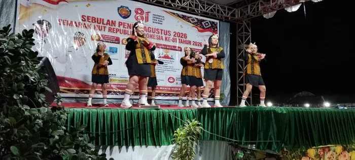 Penampilan salah satu peserta lomba di kegiatan Line Dance.