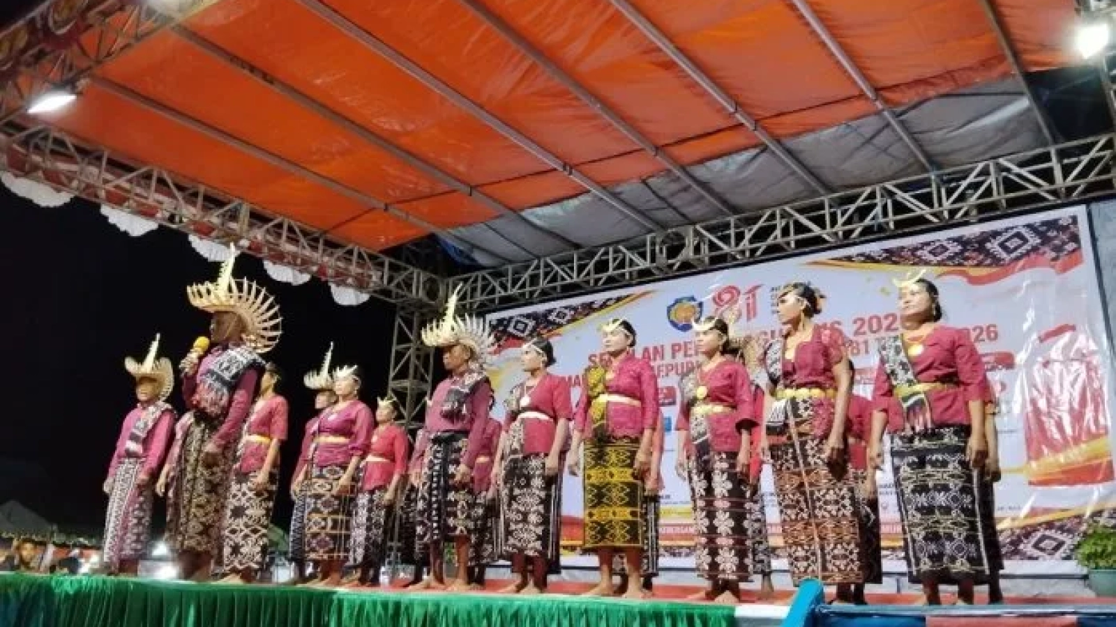 Penampilan Kebalai dari Desa Tolama Kec. Rote Barat Laut