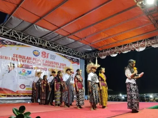 Penampilan Kebalai dari Desa Lekik Kec. Rote Barat Daya.