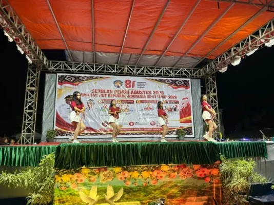 Panggung Hiburan semarak HUT RI ke-81.