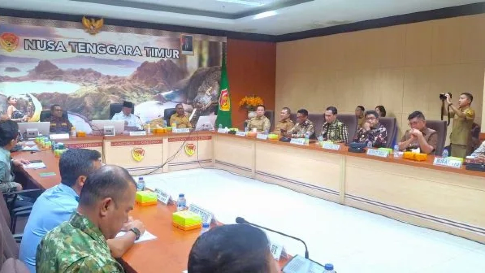 Rapat Koordinasi Program Kebijakan Pertanahan dan Tata Ruang di Provinsi NTT.