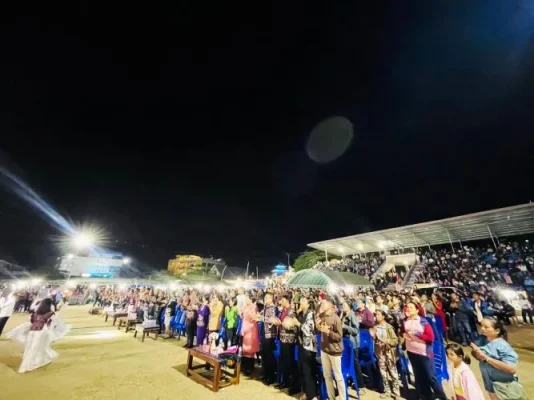 Suasana kegiatan saat penutupan Pameran Pembangunan dan Expo UMKM