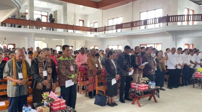 Suasana Pembukaan rangkaian kegiatan HUT PD GMIT ke-25