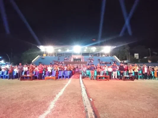 Suasana Perayaan HUT PD GMIT ke-25 bertempak di lapangan Christian Nehemia Dillak.