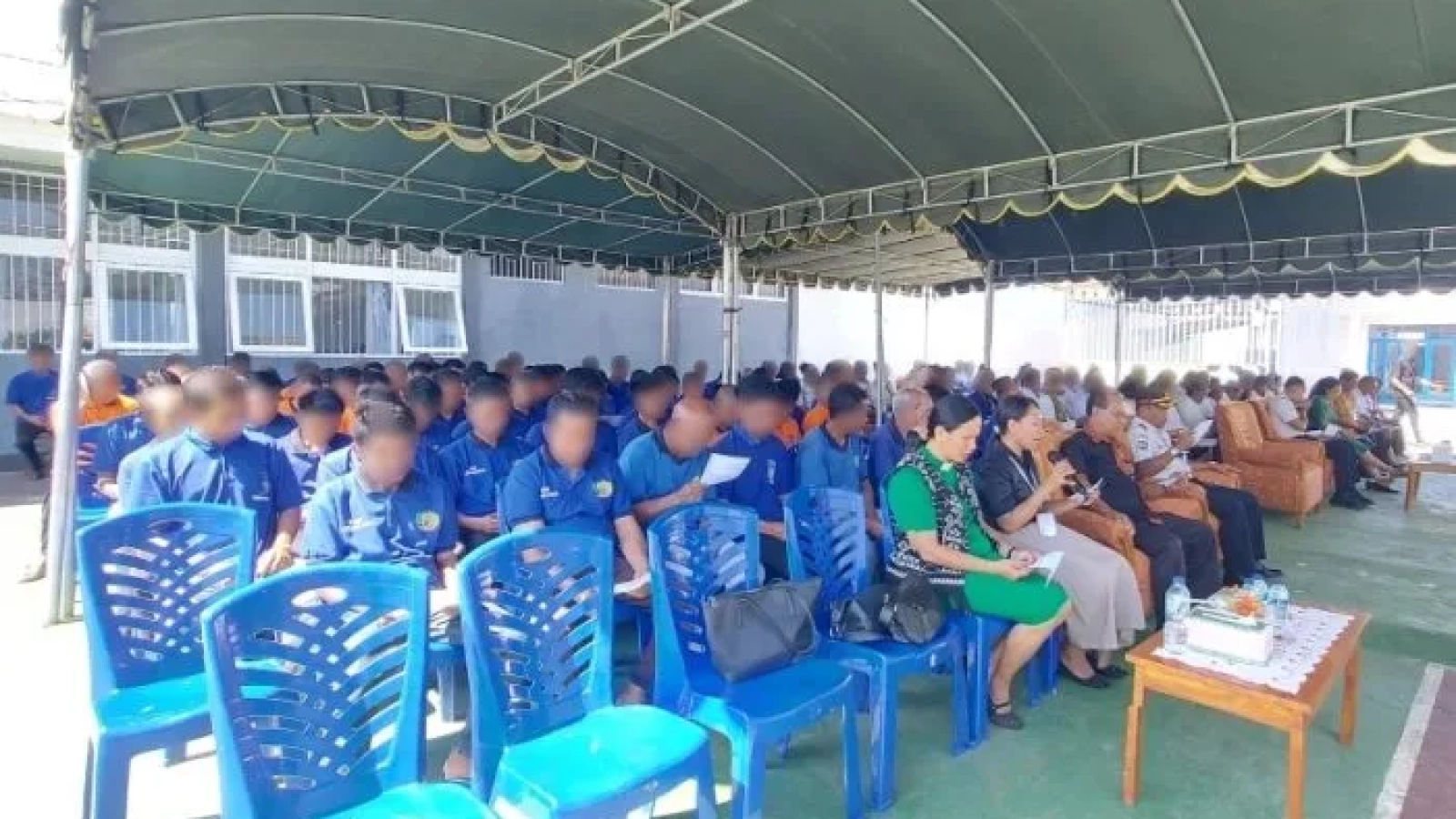 Suasana Ibadah Penyegaran Iman pada HUT Persekutuan Doa GMIT, 72 Peserta Hadir Melayani Warga Binaan Lapas Ba’a
