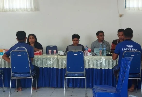 Giat Cek Kesehatan Gratis usai IPI HUT PD GMIT di Lapas kelas III Baa