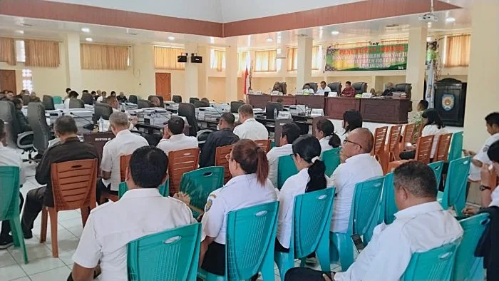 Suasana Penutupan Sidang III DPRD Kabupaten Rote Ndao Tahun 2026.