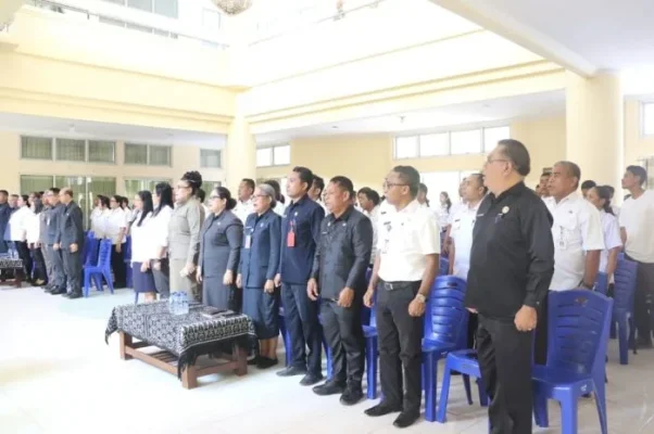 Peserta Sosialisasi dan Monitoring Keterbuklaan Informasi Publik Tahun 2026 Tingkat Kabupaten Rote Ndao.