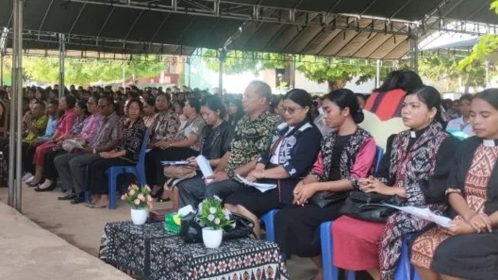 Suasana Ibadah Penyegaran Iman di SMAN 1 Rote Barat Laut