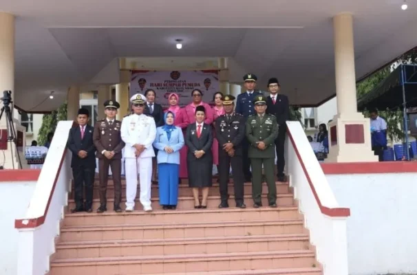 Foto bersama Wakil Bupati Rote Ndao bersama Forkopimda